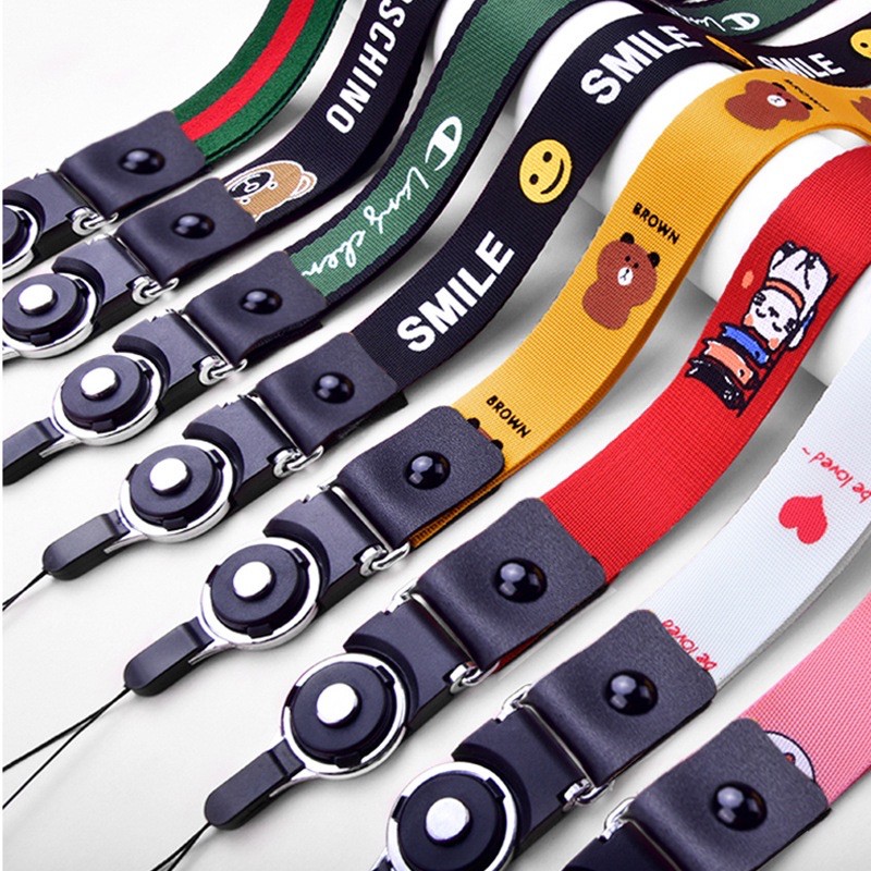 TALI HP GANTUNGAN HP MOTIF BRANDED UNIVERSAL TALI HP LANYARD
