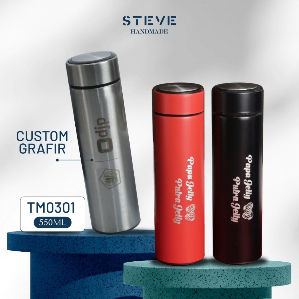Botol minum stainless termos vacuum tumbler travel mug TM0301 Custom