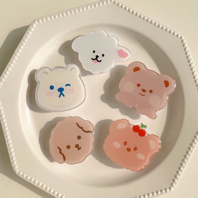 POPSOCKET MOTIF LUCU / CASING PHONE HOLDER KEKINIAN / GRIPTOK PHONE HOLDER / CARTOON ACYLIC PHONE GRIP SOCKET / PHONE STAND / POPGRIP/