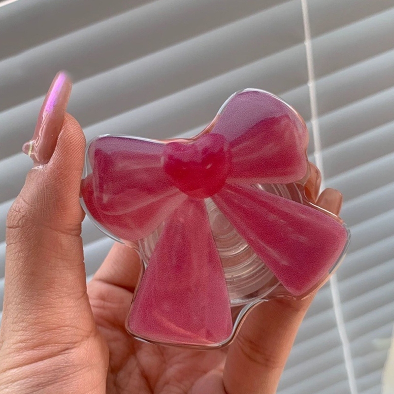 Stand Holder hp Transparan Kupu-kupu Warna Permen Phone Holeder