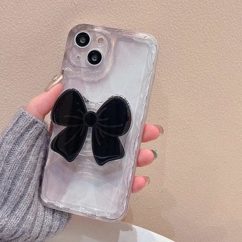 Stand Holder hp Transparan Kupu-kupu Warna Permen Phone Holeder