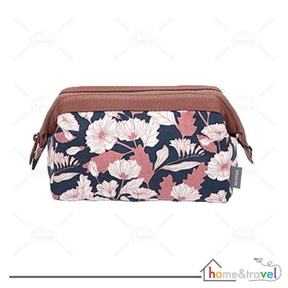 Charming Elegant Water Resistant Cosmetic Cube Pouch Tas Kosmetik Make Up Beauty Bag Multifungsi