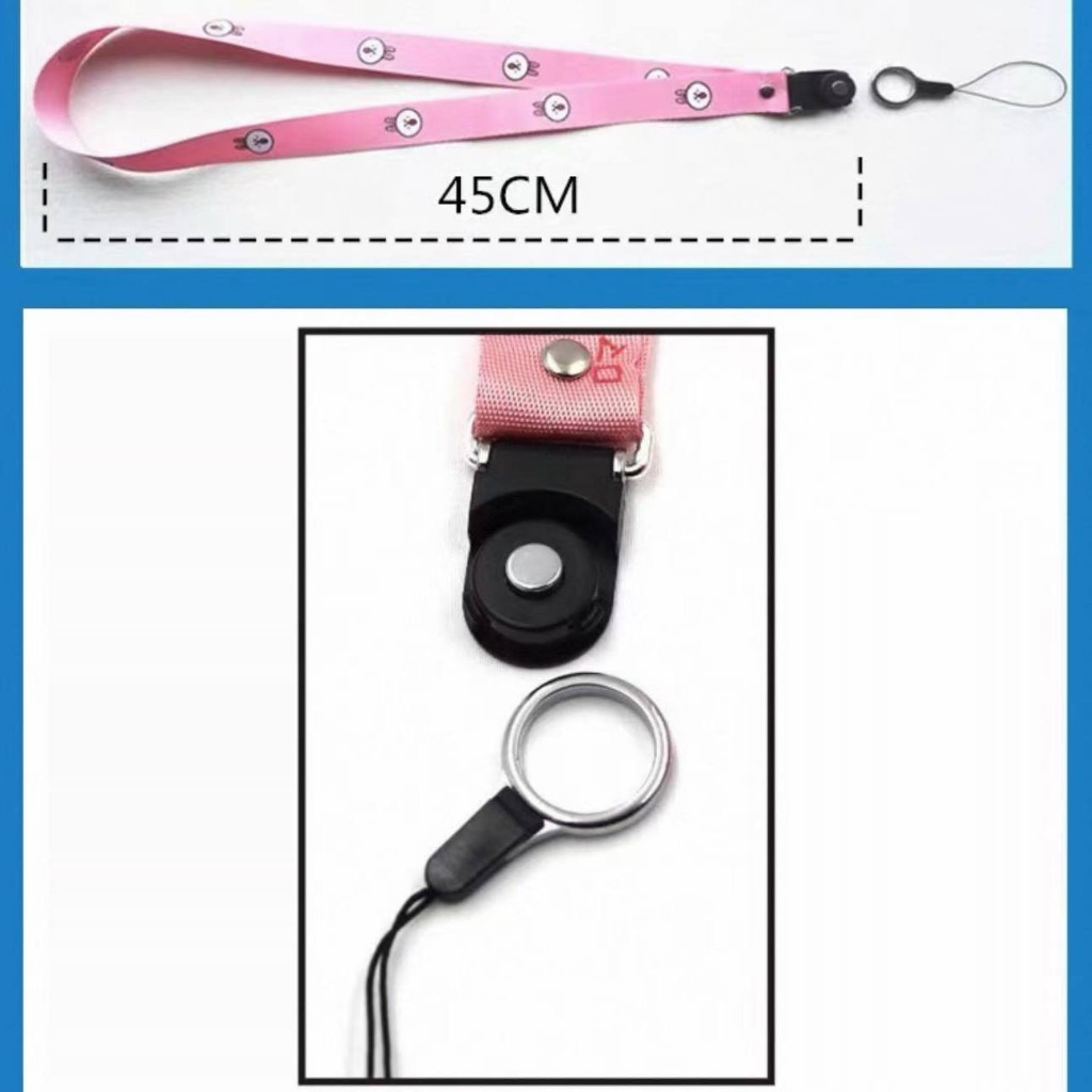 TALI HP GANTUNGAN HP MOTIF BRANDED UNIVERSAL TALI HP LANYARD