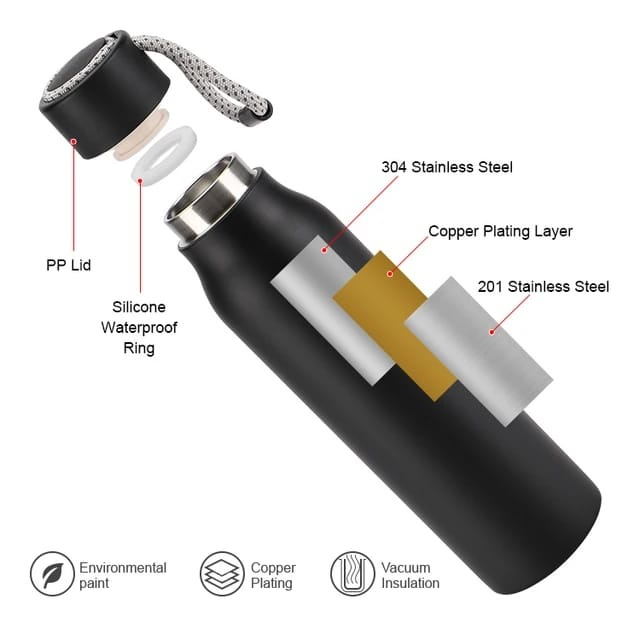 Botol minum termos tumblr outdoor sport stainless simpan panas dan dingin high quality