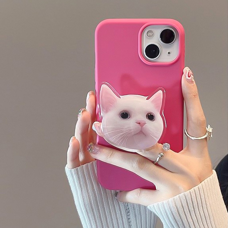 Stand Holder hp Transparan Kupu-kupu Warna Permen Phone Holeder