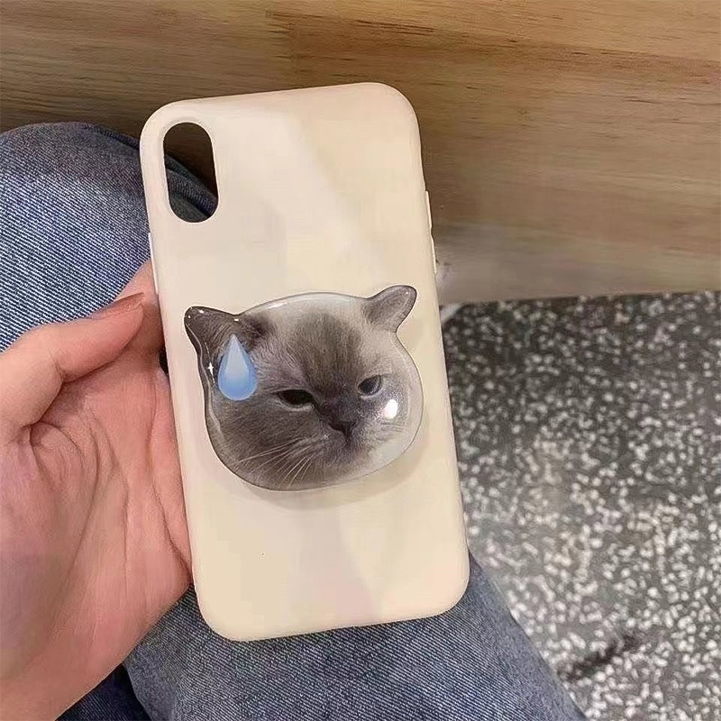 Stand Holder hp Transparan Kupu-kupu Warna Permen Phone Holeder