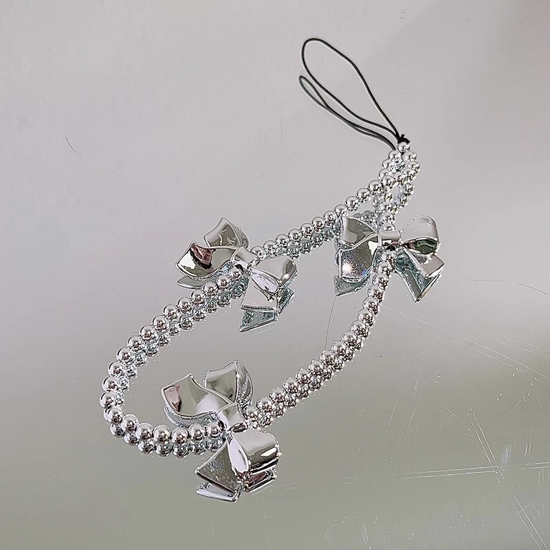 Key Strap Lanyard HP Beruang Cinta Estetik Gantungan Hp Aesthetic Korea Kupu-kupu