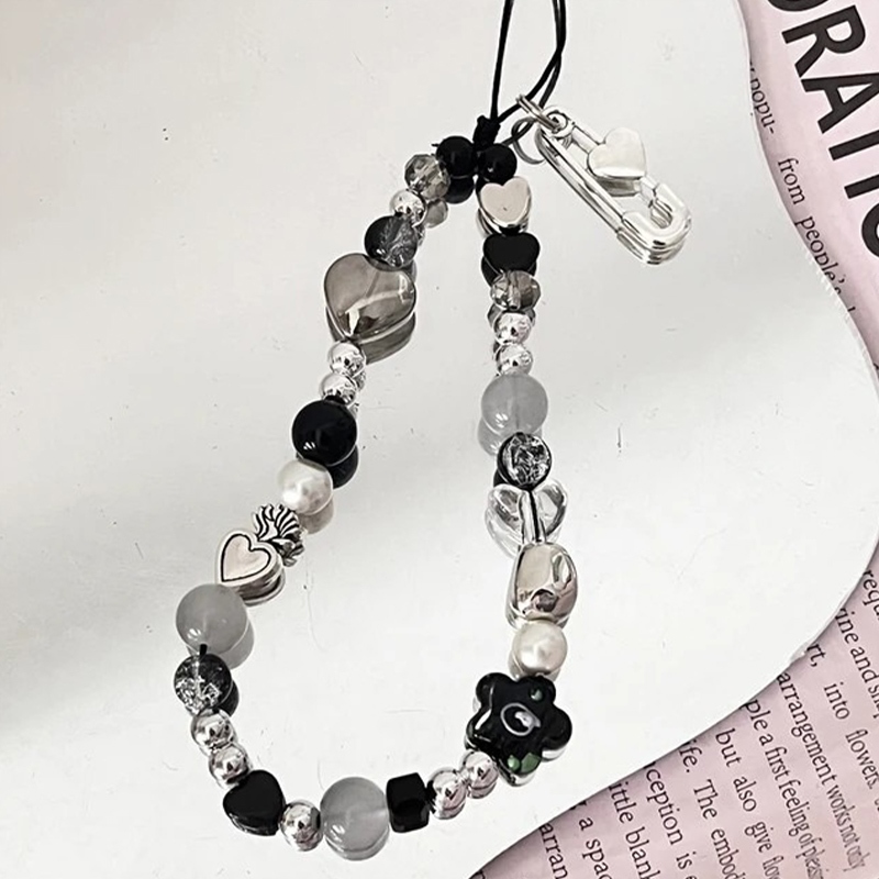 Key Strap Lanyard HP Beruang Cinta Estetik Gantungan Hp Aesthetic Korea Kupu-kupu