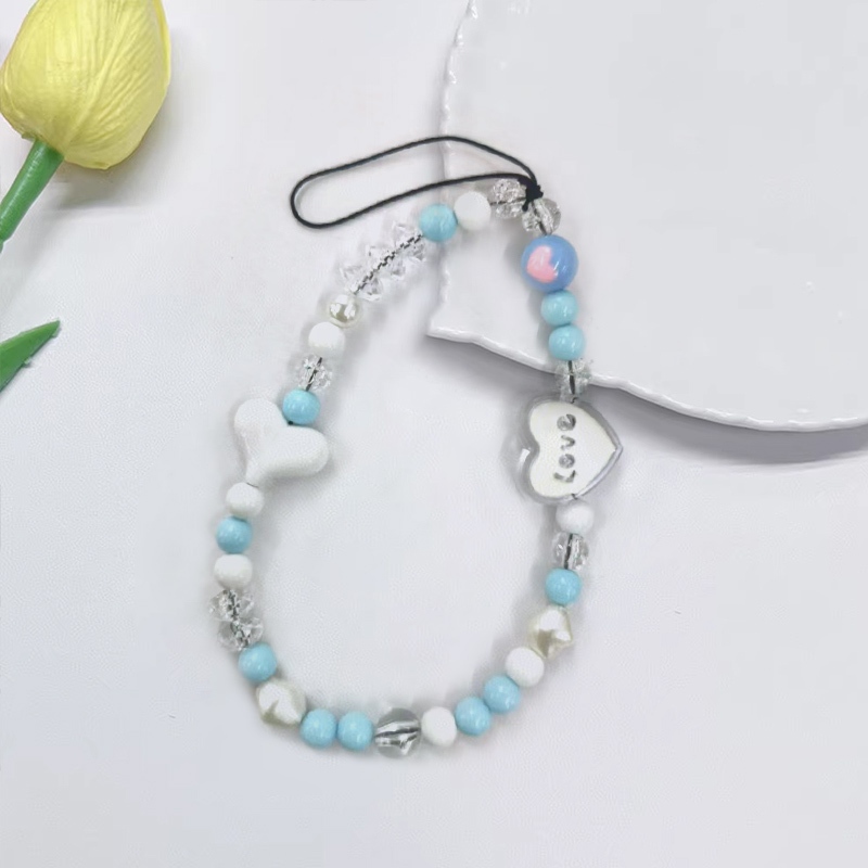 Key Strap Lanyard HP Beruang Cinta Estetik Gantungan Hp Aesthetic Korea Kupu-kupu