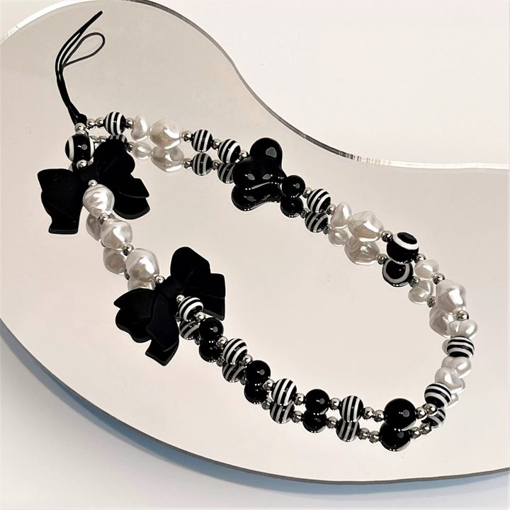 Key Strap Lanyard HP Beruang Cinta Estetik Gantungan Hp Aesthetic Korea Kupu-kupu