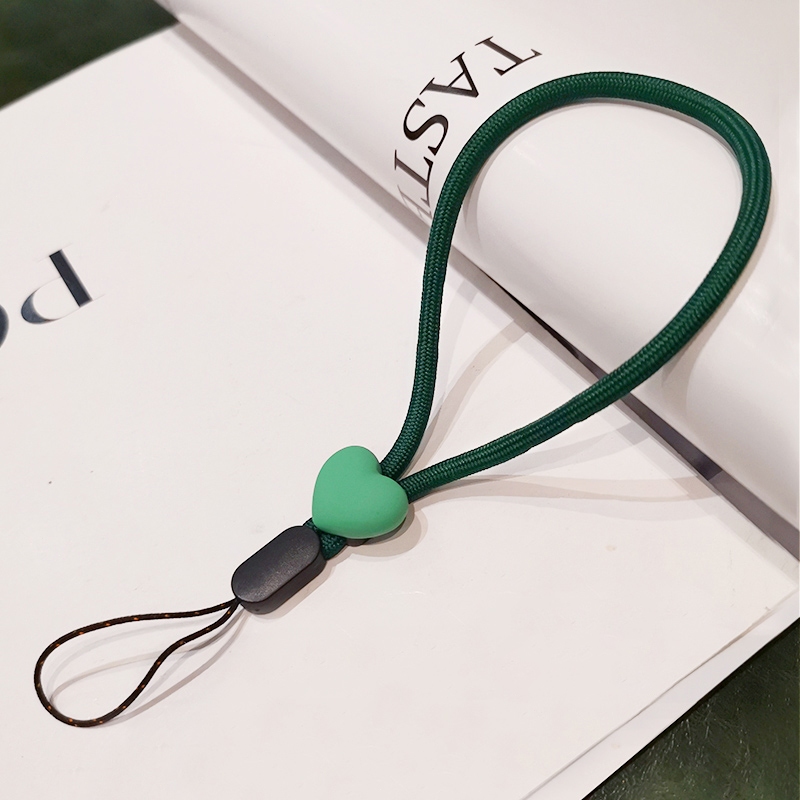 Gantungan HP Aesthetic Motif Bunga Silikon Anti Hilang Casing Telepon Liontin Tali Lanyard HP Lucu Segar Warna Silicone Flower -DF