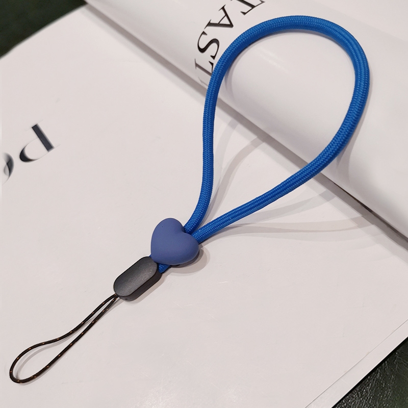 Gantungan HP Aesthetic Motif Bunga Silikon Anti Hilang Casing Telepon Liontin Tali Lanyard HP Lucu Segar Warna Silicone Flower -DF