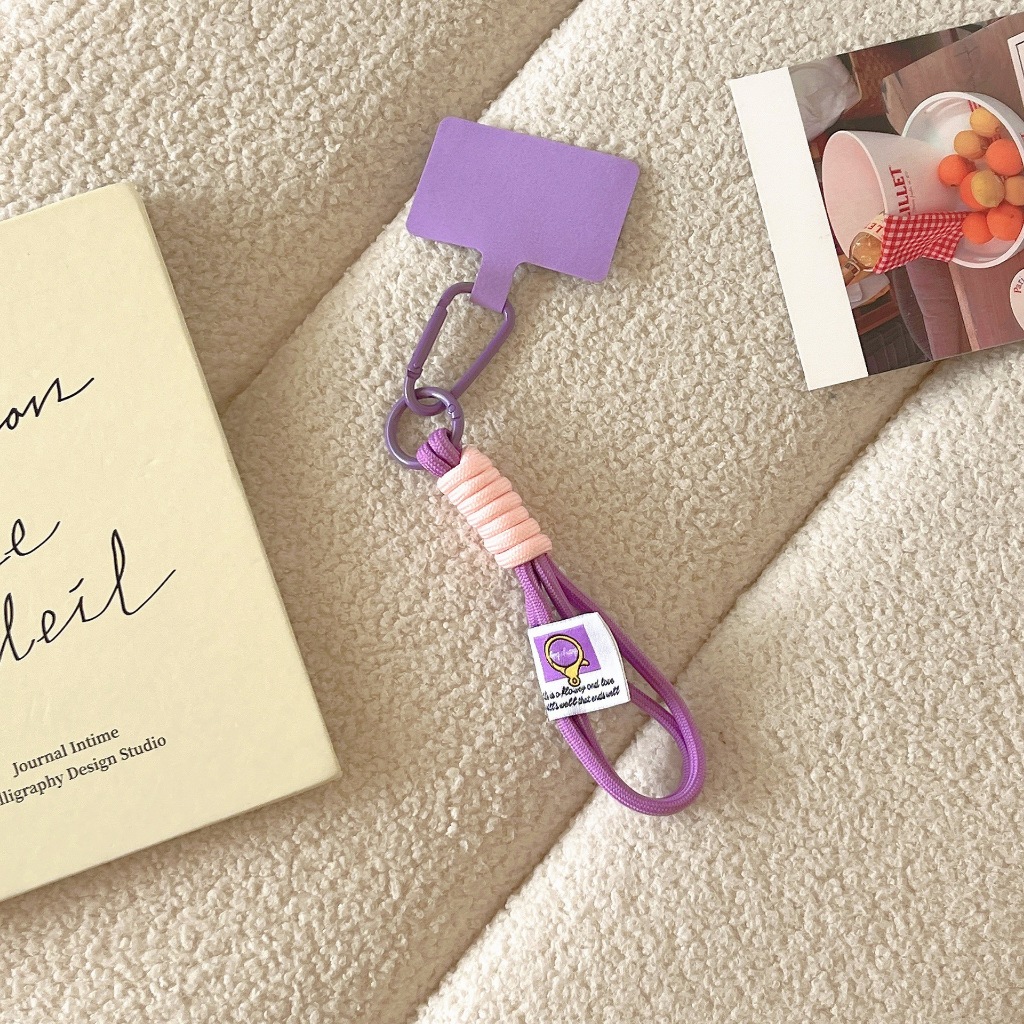 Phone Strap Hp Gantungan Kunci Tas Lucu Tali Lanyard Hp Mini Gelang Gantungan HP Aesthetic Korea-Ver