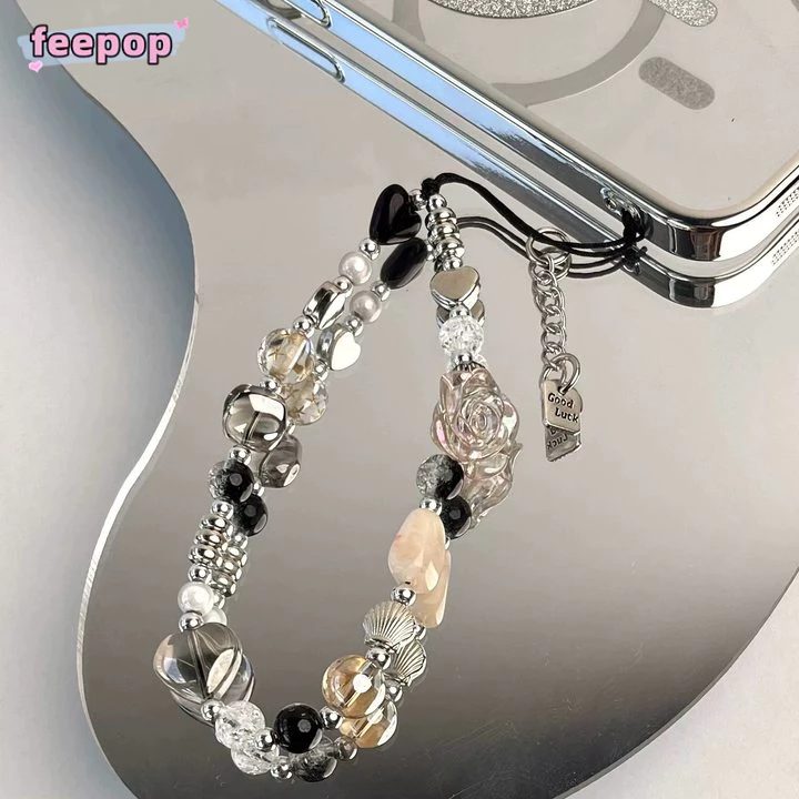 Key Strap Lanyard HP Beruang Cinta Estetik Gantungan Hp Aesthetic Korea Kupu-kupu