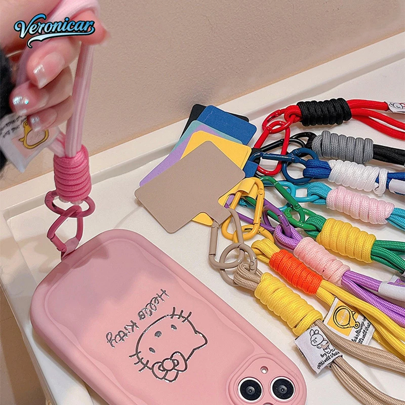 Phone Strap Hp Gantungan Kunci Tas Lucu Tali Lanyard Hp Mini Gelang Gantungan HP Aesthetic Korea-Ver