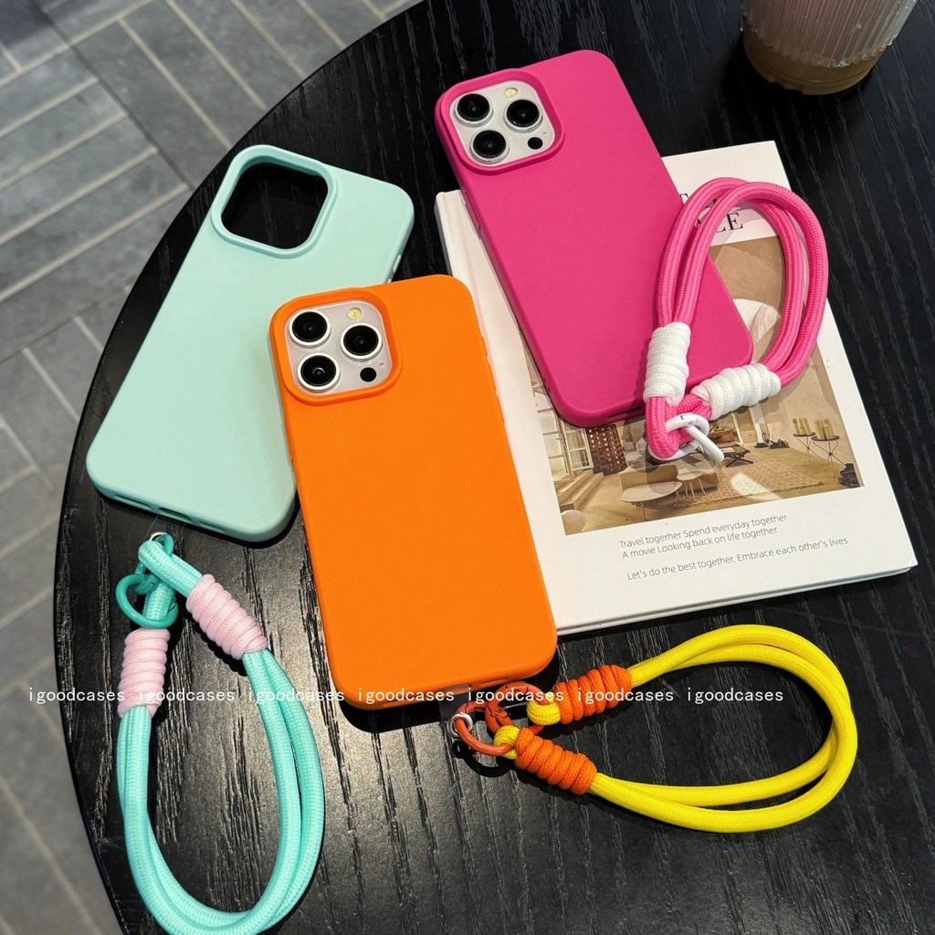 Mobile Phone Strap iPhone 11 case iPhone 13 casing iPhone 16 Pro Max iPhone XR X XS Max 