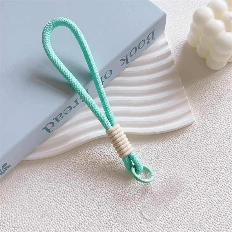 Tali Gantungan Gelang HP Mobile Phone Lanyard Handphone Tangan Pendek Macaron Lanyard Strap Kunci Bahan Silikon Phone Straps & Keychains