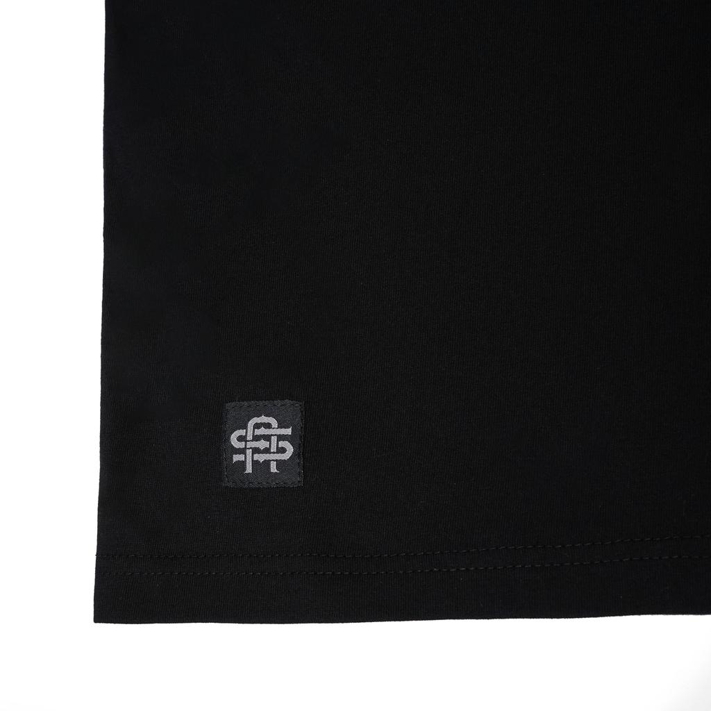 Aerostreet T Shirt Boxy Fit Freedom 93 Hitam Man Kaos Tshirt FC3AA