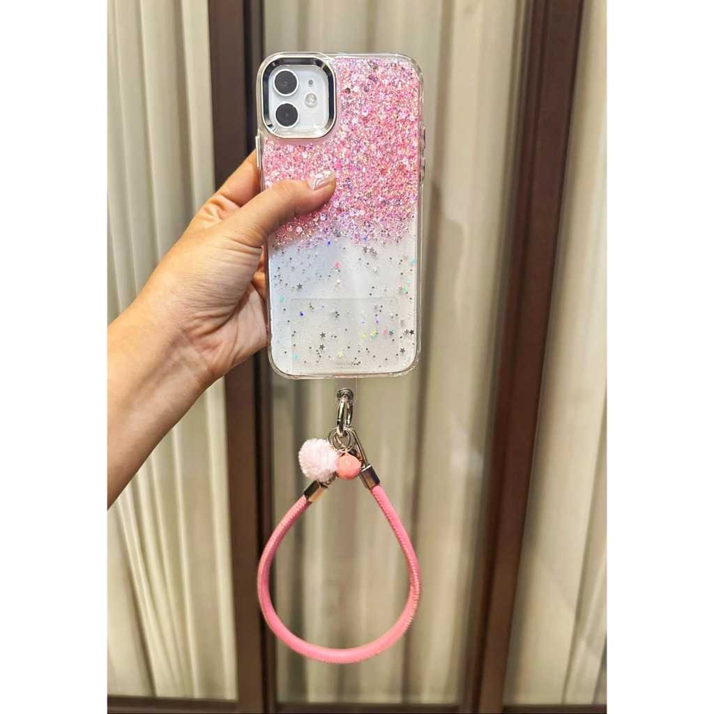 YKCS 9992A GANTUNGAN HP MOTIF POLOS WARNA WARNI