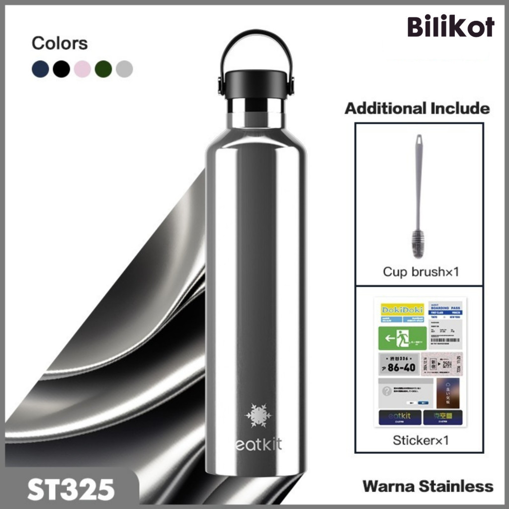 Hoptech - Tumbler Stainless Steel 304 1000ml | Botol Minum Tahan Panas Dan Dingin | Thermos Cup Vacuum